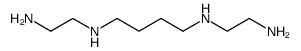 N1,N1'-(butane-1,4-diyl)bis(ethane-1,2-diamine) structure