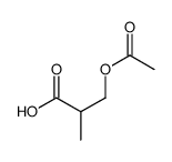 3-acetyloxy-2-methylpropanoic acid结构式