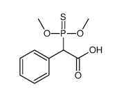 2-dimethoxyphosphinothioyl-2-phenylacetic acid Structure