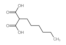 Hexylmalonic acid Structure