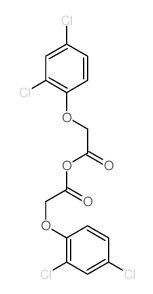 [2-(2,4-dichlorophenoxy)acetyl] 2-(2,4-dichlorophenoxy)acetate Structure