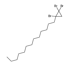 1,1,2-tribromo-2-tridecylcyclopropane结构式