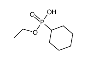 ethyl hydrogen cyclohexylphosphonate Structure