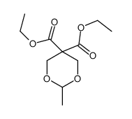 diethyl 2-methyl-1,3-dioxane-5,5-dicarboxylate Structure