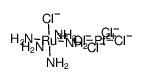 ruthenium(III) chloropentaamine tetrachloroplatinate(II)结构式