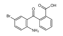 2-(3-bromo-5-aminobenzoyl)benzoic acid结构式