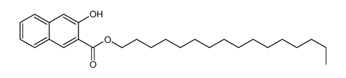 hexadecyl 3-hydroxynaphthalene-2-carboxylate Structure