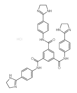 N1,N3,N5-tris[4-(4,5-dihydro-1H-imidazol-2-yl)phenyl]benzene-1,3,5-tricarboxamide结构式