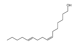 (7Z,11E)-7,11-Hexadecadien-1-ol Structure