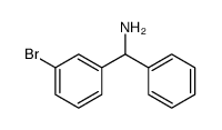 alpha-(3-溴苯基)苄胺结构式