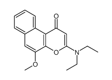 3-(diethylamino)-5-methoxybenzo[f]chromen-1-one Structure