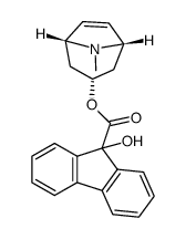 tropenol 9-hydroxy-fluorene-9-carboxylate Structure