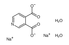 disodium,pyridine-3,4-dicarboxylate,dihydrate Structure