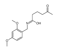 N-[(2,4-dimethoxyphenyl)methyl]-5-oxohexanamide结构式