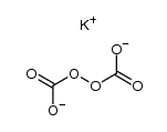 Peroxydicarbonic acid, dipotassium salt结构式