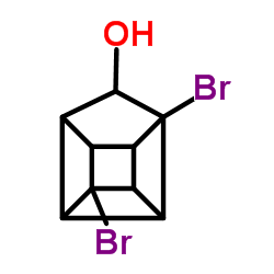 1,4-Dibromopentacyclo[4.3.0.02,5.03,8.04,7]nonan-9-ol Structure