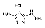 5-hydrazino-1H-[1,2,4]triazol-3-ylamine, dihydrochloride Structure