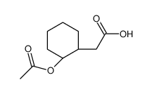 2-[(1S,2S)-2-acetyloxycyclohexyl]acetic acid Structure