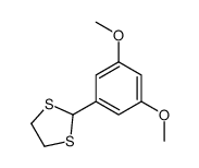 2-(3,5-dimethoxyphenyl)-1,3-dithiolane结构式