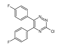 3-chloro-5,6-bis(4-fluorophenyl)-1,2,4-triazine Structure