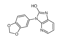 3-(Benzo[d][1,3]dioxol-5-yl)-1,3-dihydro-2H-imidazo[4,5-b]pyridin-2-one structure