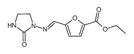 5-[(2-oxo-imidazolidin-1-ylimino)-methyl]-furan-2-carboxylic acid ethyl ester Structure