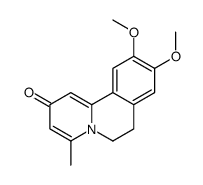 9,10-dimethoxy-4-methyl-6,7-dihydrobenzo[a]quinolizin-2-one Structure