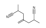 2,6-dimethyl-4-methylideneheptanedinitrile Structure