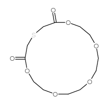 1,4,7,10,13-pentaoxa-16-thiacyclooctadecane-14,18-dione Structure