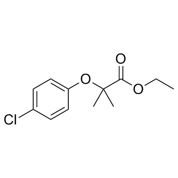 氯贝特结构式