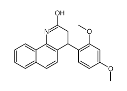 4-(2,4-dimethoxyphenyl)-3,4-dihydro-1H-benzo[h]quinolin-2-one Structure