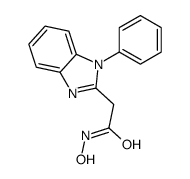 N-hydroxy-2-(1-phenylbenzimidazol-2-yl)acetamide Structure