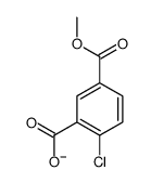 2-chloro-5-(methoxycarbonyl)benzoic acid Structure