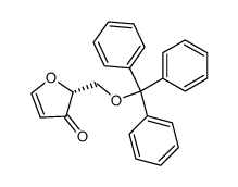 4,5-dihydro-5-trityloxymethylfuran-4-one结构式