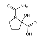 Proline, 1-(aminocarbonyl)-2-hydroxy- (9CI)结构式