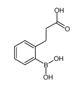 2-(2-carboxy-ethyl)-phenylboronic acid Structure