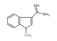 1-METHYLINDOLE-3-CARBOXAMIDINE Structure