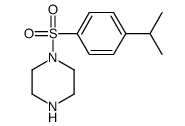 1-[(4-Isopropylphenyl)sulfonyl]piperazine结构式