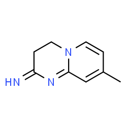 2H-Pyrido[1,2-a]pyrimidin-2-imine,3,4-dihydro-8-methyl-(9CI) Structure