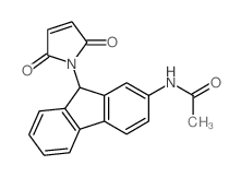 Acetamide,N-[9-(2,5-dihydro-2,5-dioxo-1H-pyrrol-1-yl)-9H-fluoren-2-yl]- structure