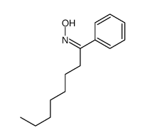 1-Phenyloctane-1-oneoxime structure