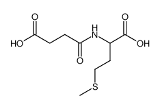 N-(3-carboxy-1-oxopropyl)-DL-methionine结构式