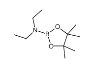 N,N-diethyl-4,4,5,5-tetramethyl-1,3,2-dioxaborolan-2-amine结构式