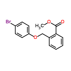 Methyl 2-[(4-bromophenoxy)methyl]benzoate Structure