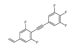 5-ethenyl-1,3-difluoro-2-[2-(3,4,5-trifluorophenyl)ethynyl]benzene结构式