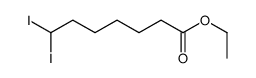 ethyl 7,7-diiodoheptanoate Structure