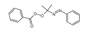 2-(phenylazo)-2-propyl perbenzoate Structure