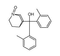 1-Azabicyclo(2.2.2)octane-3-methanol, alpha,alpha-bis(2-methylphenyl)- , 1-oxide Structure