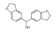 bis-(2,3-dihydrobenzofuran-5-yl)-methanol Structure