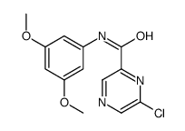 6-chloro-N-(3,5-dimethoxyphenyl)pyrazine-2-carboxamide Structure